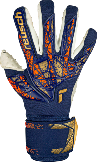 Reusch Attrakt SpeedBump 5470039 4410 blue orange gold front